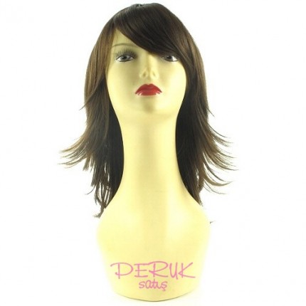 Orta Model Kanekolon Peruk - 8
